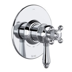 Rohl TTD23W1LMAPC Thermostatic and Pressure Balance Valve Trim 1/2 Inch with 3 Shared Functions