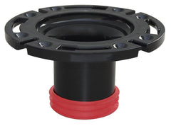 Sioux Chief 888-GAM PushTite 3 In. Plastic ABS Closet Flange With Test Cap