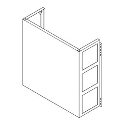 Samsung WBB-7M-B Wind Baffle Rear Galvanized Painted (27.5 x 10 x 27.75 Inch) Replacement MPN