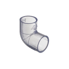 Spears 406-005L Elbow 90 Degree 1/2 Inch Clear PVC Socket x Socket Schedule 40