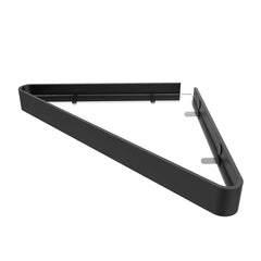 Swan CNRSHELF.002 Shelf Corner Black Metal/Glass 9-5/8 Inch