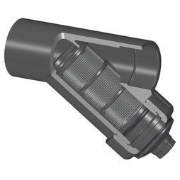 Spears YS22P20-020 Strainer Y PVC 2 Inch Socket EPDM 20 Mesh