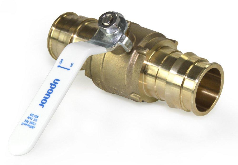 Uponor LFC4822020SS ProPEX 2 in Pex Brass Commercial Full Port Ball Valve