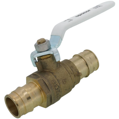 Uponor LFD4811010 Ball Valve Lead Free Full Port 1 Inch Propex with Drain