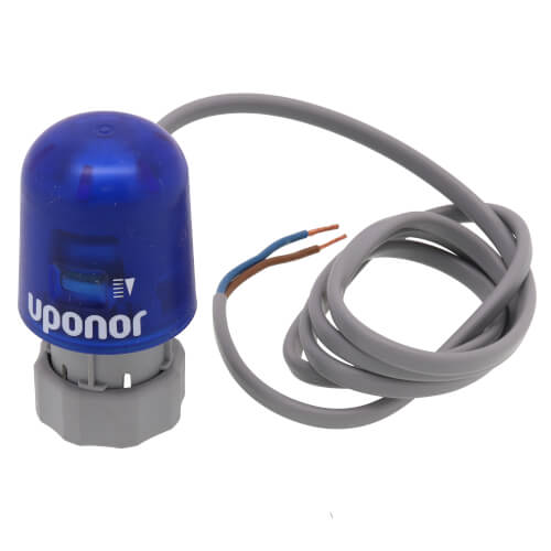 Uponor A3030523 Actuator 2 Wire Thermal 24 Volts for TruFLOW Classic and JR Valved Manifolds