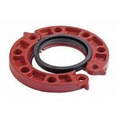 Victaulic 341-4 Flange Adapter 4 Inch Ductile Iron T37H-77 Grooved M Gasket AWWA