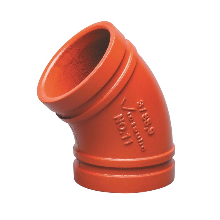 Victaulic V11-212 Elbow 45DEG 2-1/2 Inch