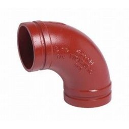 Victaulic A060010PH0 Elbow 10-C 90 Degree 6 Inch Ductile Iron T37H-77 Grooved Coated AWWA