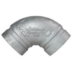 Victaulic V10-2G Elbow 90DEG 2 Inch V10 Ductile Iron Grooved Galvanized