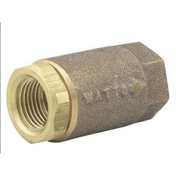 Watts Regulator LF600-2 Check Valve 2 Inch Lead Free Bronze Silent NPT Non-Shock 400PSI WOG 15PSI Steam