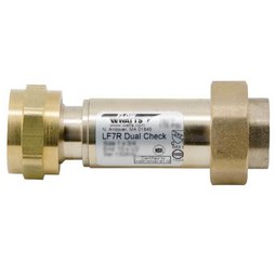 Watts Regulator LF7RU2-2-34 Backflow Preventer 3/4 Inch Lead Free Bronze Dual Check Union FNPT 175 Pounds per Square Inch