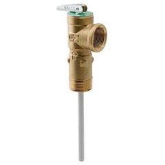 Watts Regulator LFLL100XL-34 Relief Valve Temperature and Pressure with Extended Shank 3/4 Inch MNPT x FNPT Lead Free Brass 210 Degrees Fahrenheit