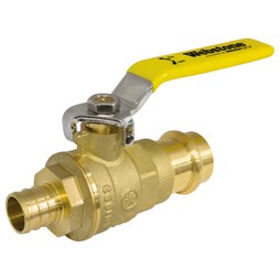 Webstone 80335W Ball Valve 11/4 Pressures x F1960 PEX Lead Free Full Port Bronze