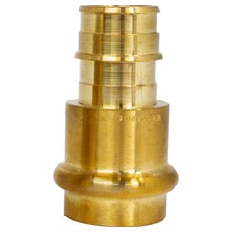 Webstone 36802W Transition Fitting 1/2 Pressures x F1960 Lead Free Bronze PEX Coupling