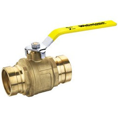 Webstone 81710W Ball Valve Lead Free Brass 4 Inch Press Lever