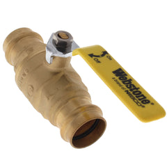 Webstone 81704W Ball Valve Lead Free Brass 1 Press Full Port