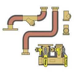 Webstone H4CCL5454Y Pipe Kit Noble Near Boiler Heat Only