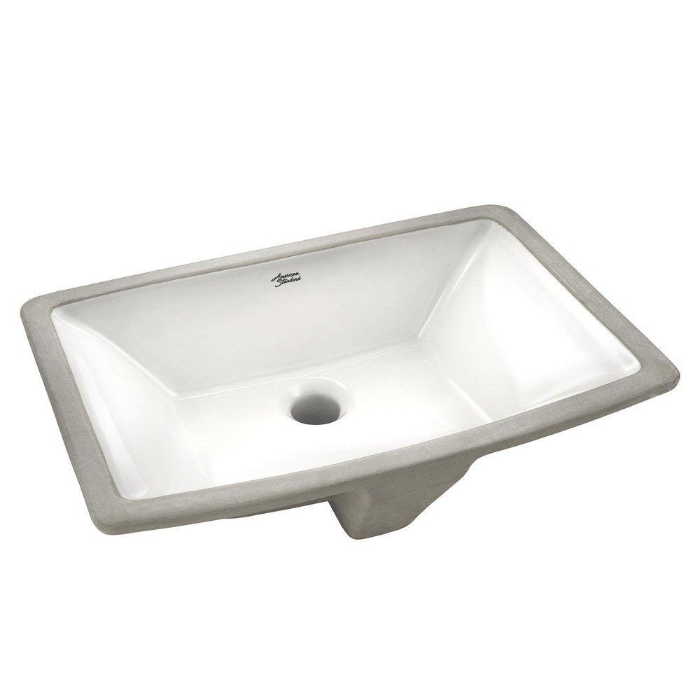 American Standard 0330.000.020 Townsend 19-1/2 x 13-5/8 in. Rectangular Undermount Bathroom Sink in White