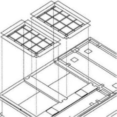 York 1BD0408 Burglar Bars Kit 6.5 to 12.5 Ton