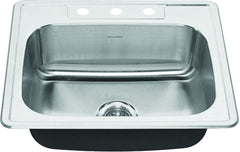 American Standard 20SB.8252283S.075 Colony 25 x 22 Stainless Steel Kitchen Sink