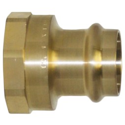 Apollo 10075786 Adapter 803R Female Reducing Small Diameter Lead Free Brass 1-1/4 x 1/2 Inch Press x Female