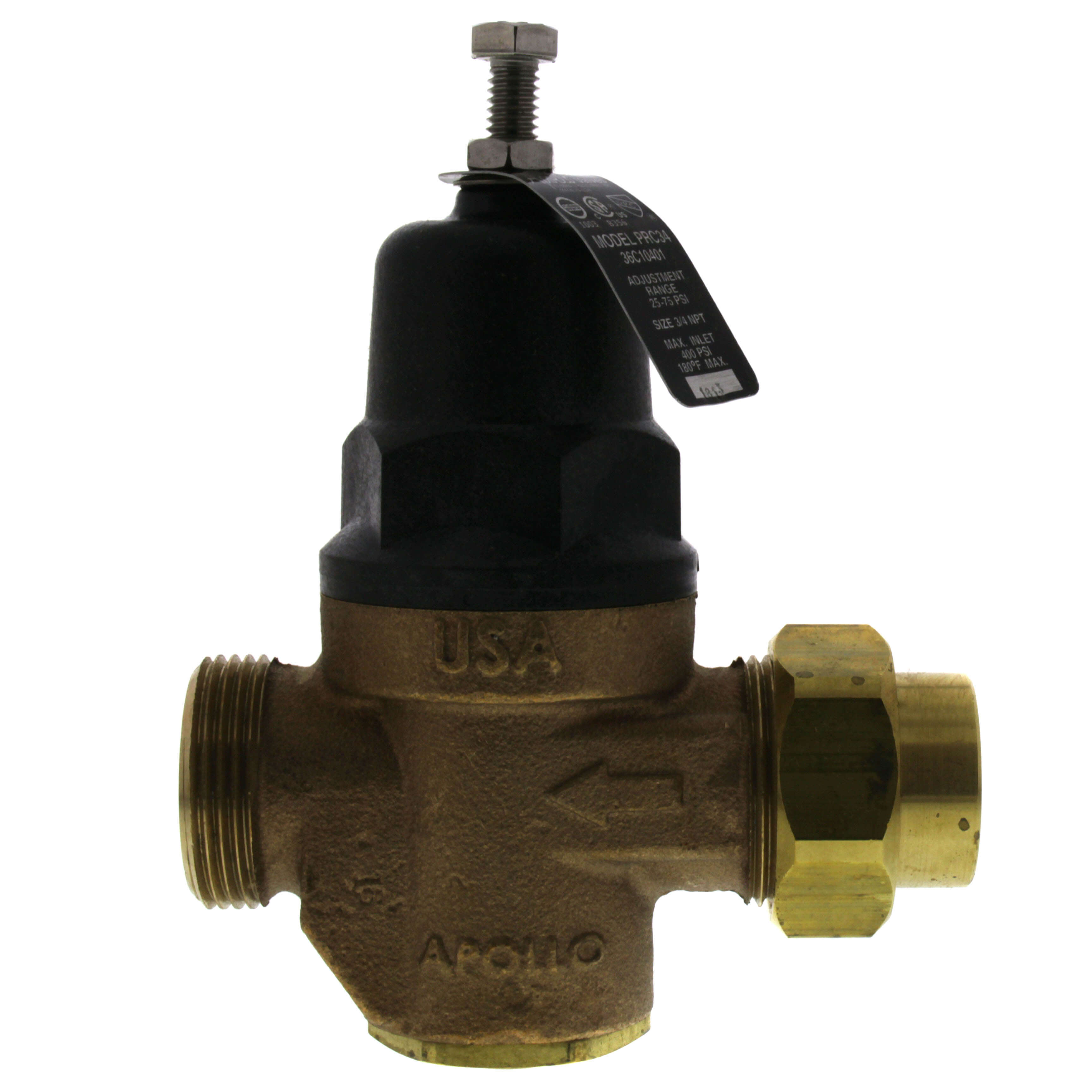 Apollo Valves 36CLF10301 36CLF Series 1/2 in. 400 psig Bronze Single Union NPT Pressure Reducing Valve