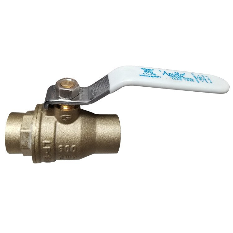 Apollo Valves 94ALF20801A 94ALF-A Series 2 in. Brass Full Port Solder 600# Ball Valve