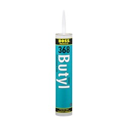 Boss 36801 Sealant Butyl Rubber White 10 Ounce Cartridge