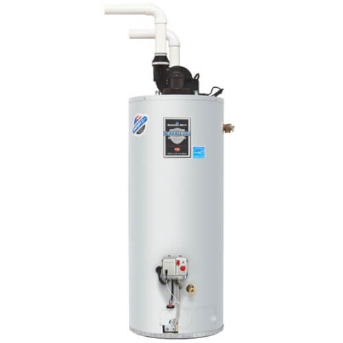 Bradford White RG2PDV50S6X 50 Gallon 38,000 BTU Defender Safety System PDX1 Power Direct Vent Energy Saver Residential Water Heater (LP Gas)