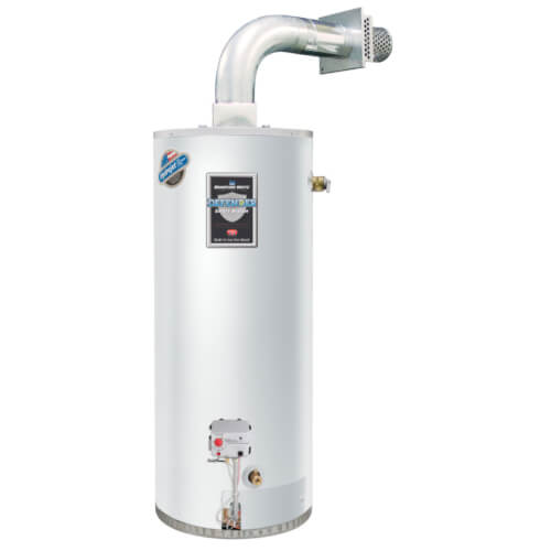 Bradford White RG2DV50S6N-SLD 50 Gallon - 42000 BTU Defender Safety System Solid Vent Energy Saver Residential Water Heater (NG)