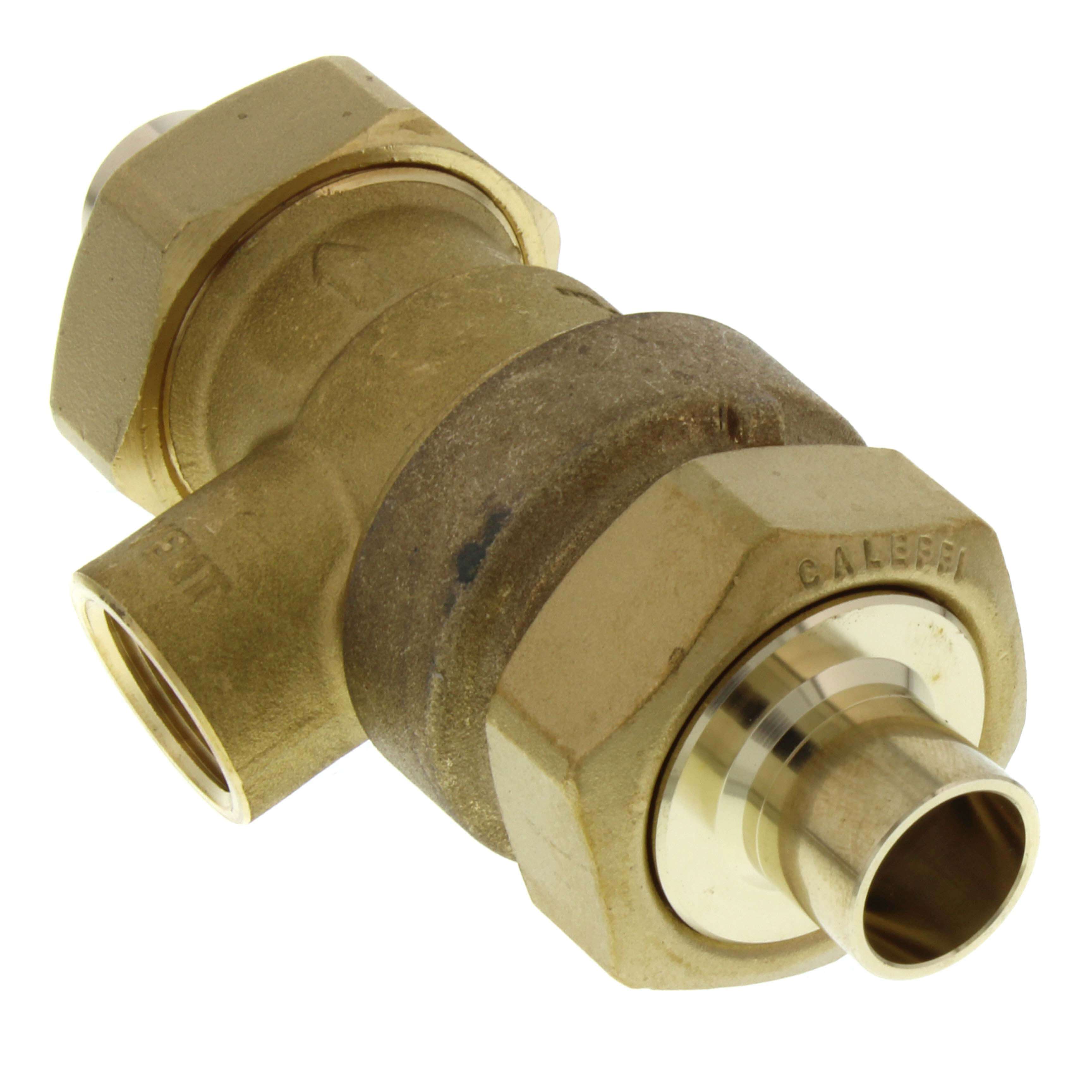 Caleffi 573409A AutoFill 1/2 in. Brass Sweat Backflow Preventer