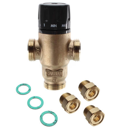 Caleffi 521600A MixCal 3-way Mixing Valve 1 NPT