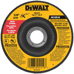 DeWalt DW4419 Grinding Wheel 4 in 5/8 in Arbor Replacement MPN