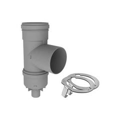 DuraVent 2PPS-TCDC 2 PolyPro Tee with Drain Cap w/ LB2