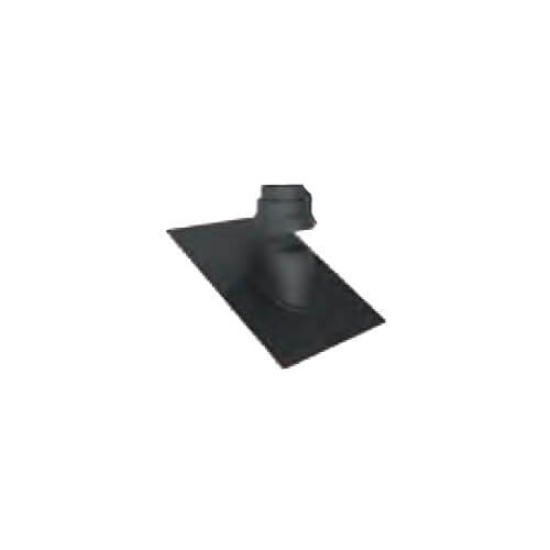 DuraVent 2PPS-F12 2 x 4 Adjustable Black Roof Flashing 5/12 - 12/12 Pitch