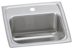 Elkay BCR151 Celebrity Stainless Steel Drop-In Bar Sink 1 Hole 15 x 15 x 6-1/8