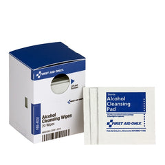 First Aid Only FAE-4001 Alcohol Cleansing Pads, 20/Box