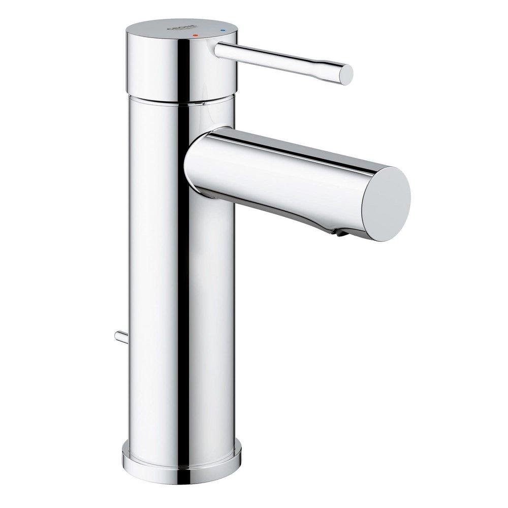 Grohe 3221600A Essence New Single Hole Single-Handle 1.2 GPM Low-Arc Bathroom Faucet in Starlight Chrome