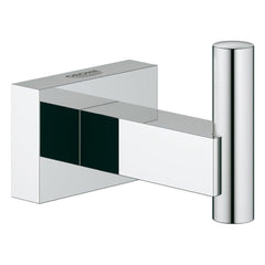 GROHE 40511001 Essentials Cube 1 Robe Hook in StarLight Chrome