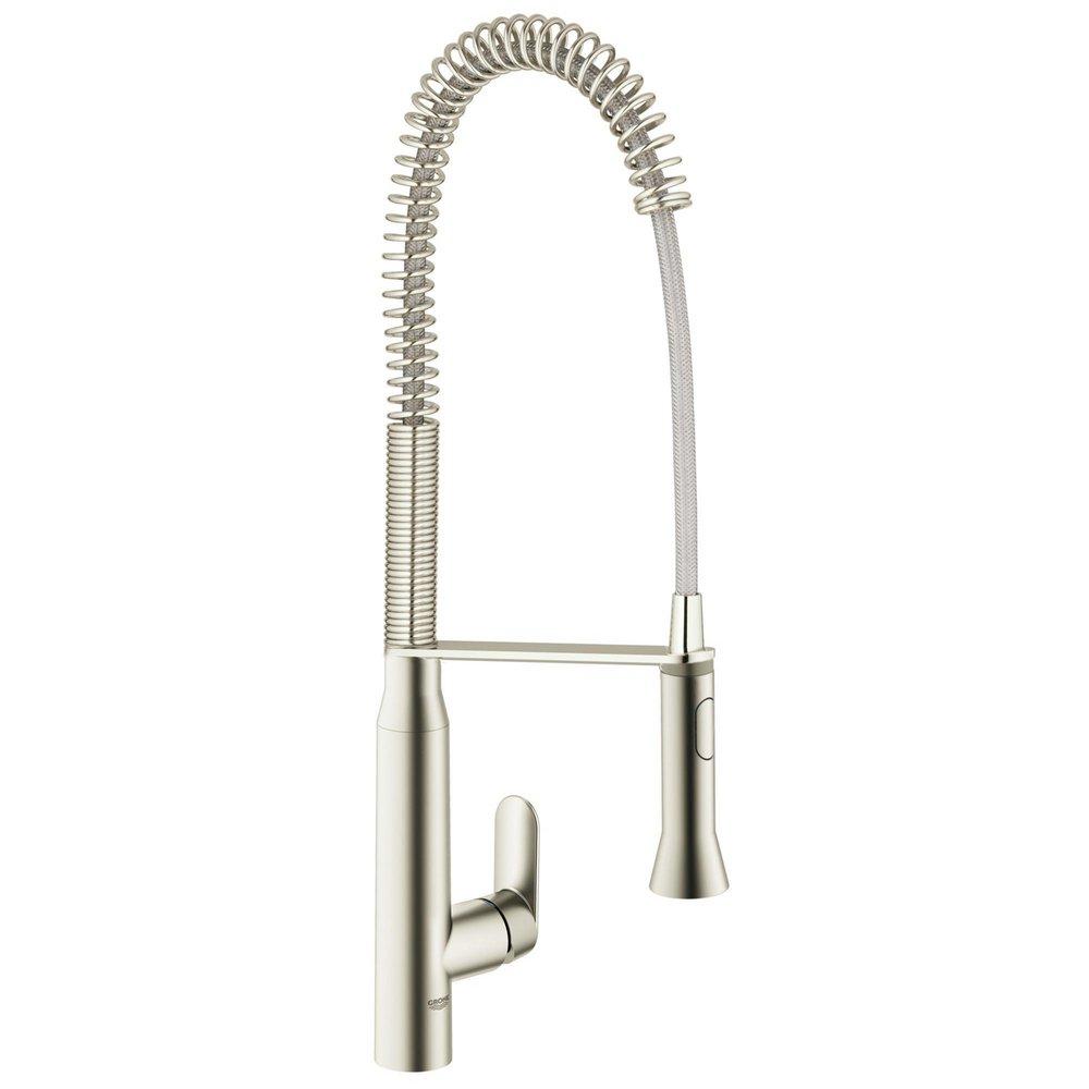 Grohe 32951DC0 K7 Single Handle Pull Out Kitchen Faucet 1.75 GPM in Grohe Supersteel