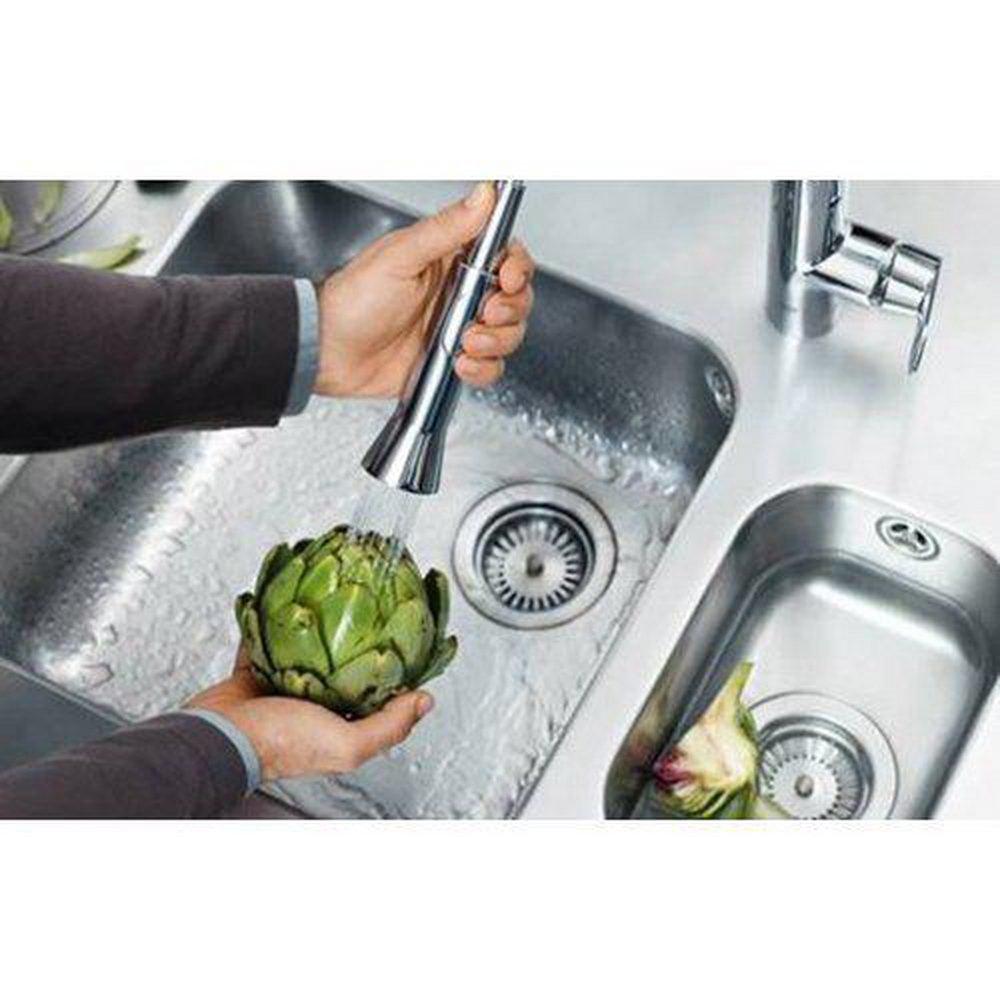 Grohe 32951DC0 K7 Single Handle Pull Out Kitchen Faucet 1.75 GPM in Grohe Supersteel