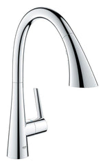 GROHE 32298003 Zedra Single Handle Pull Down Kitchen Faucet 1.75 GPM