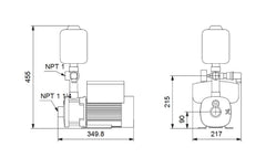 Grundfos 98548116 CMBE 5-62 2 HP Booster Pump 35 GPM at 40-60 PSI