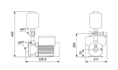 Grundfos 98548115 CMBE 5-31 200-240V Single Phase Booster Pump