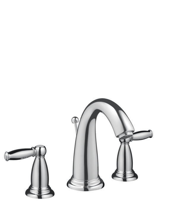 Hansgrohe 06117000 Swing C Widespread Faucet with Pop-Up Drain 1.2 GPM