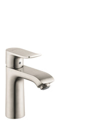 Hansgrohe 31080821 Metris Single Handle Monoblock Bathroom Sink Faucet in Brushed Nickel