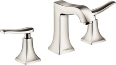 Hansgrohe 31073831 Metris C Two Handle Widespread Bathroom Sink Faucet in Polished Nickel