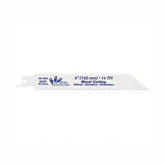 Ideal 36-059 Blade Reciprocating Width: 3/4 In, Thickness: 0.35 In, Length: 6 In, Teeth Per Inch: 14 TPI