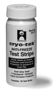 Hercules 35-271 Cryo-Tek 2 x 5 in. White Test Strip