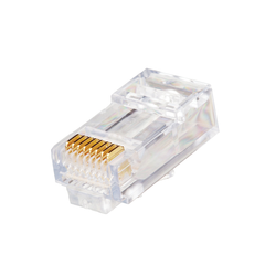 Leviton 47613-EZ6 EZ-RJ45 CAT6 Plug, Clear